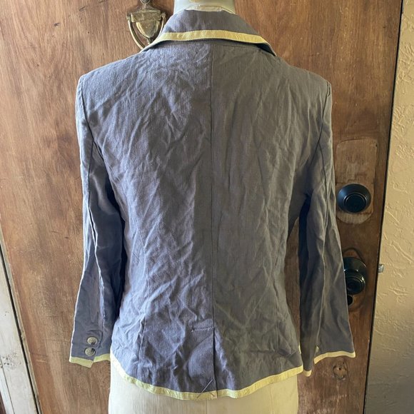 GIBSON Gray Two Button BLAZER JACKET NWT Twee sz L - Picture 6 of 7